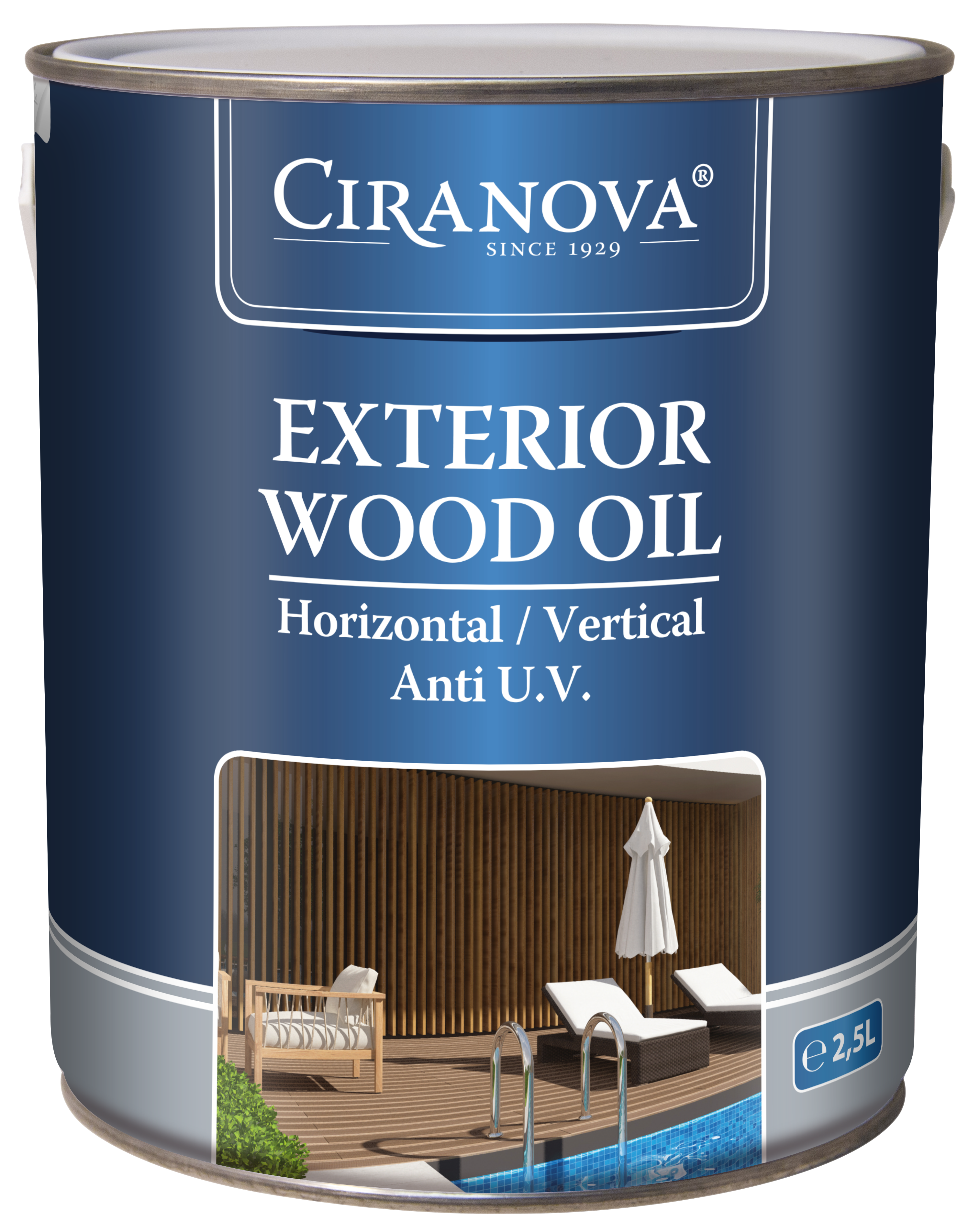 Exterior wood oil 2,5l