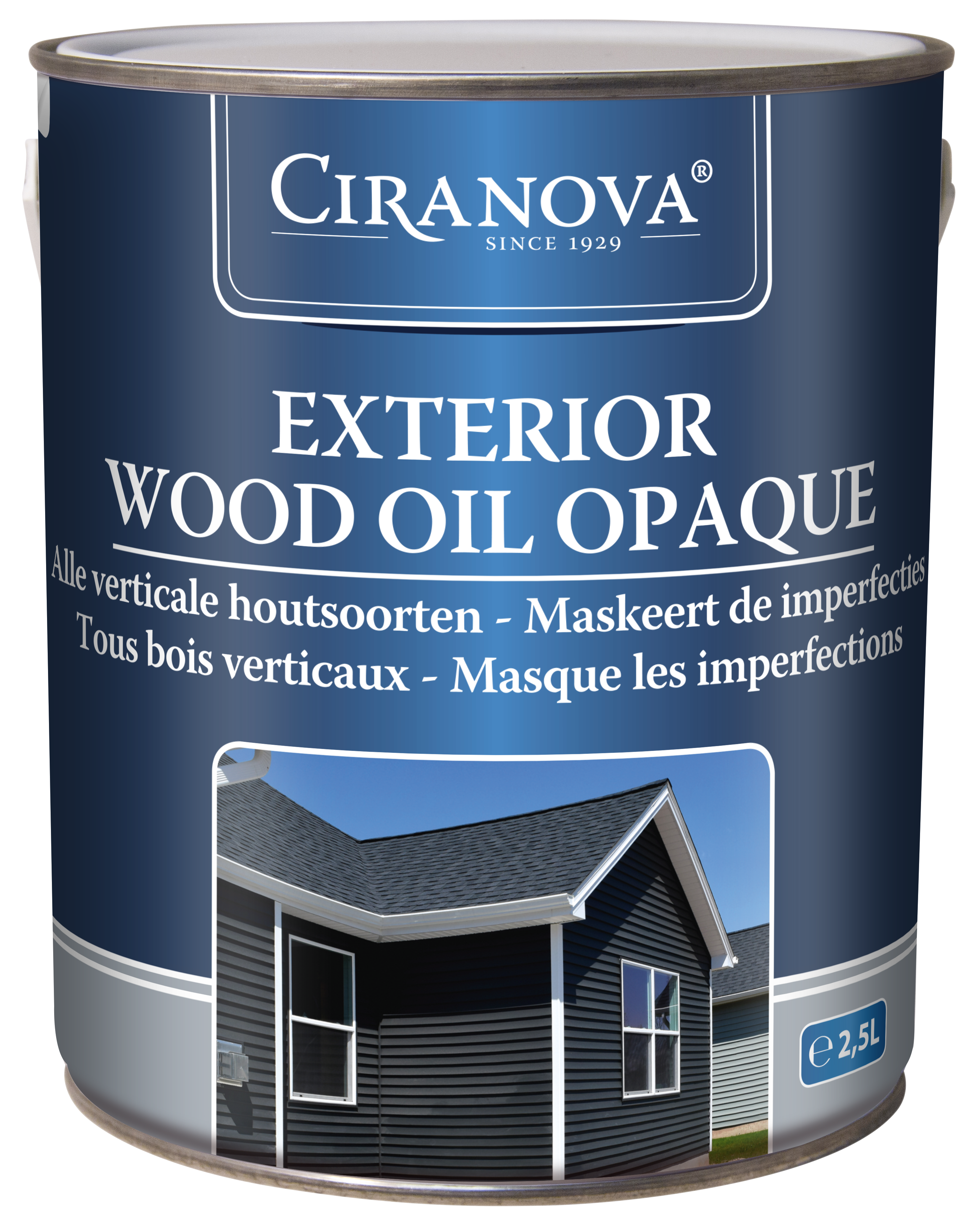 Exterior opaque wood oil 2,5l